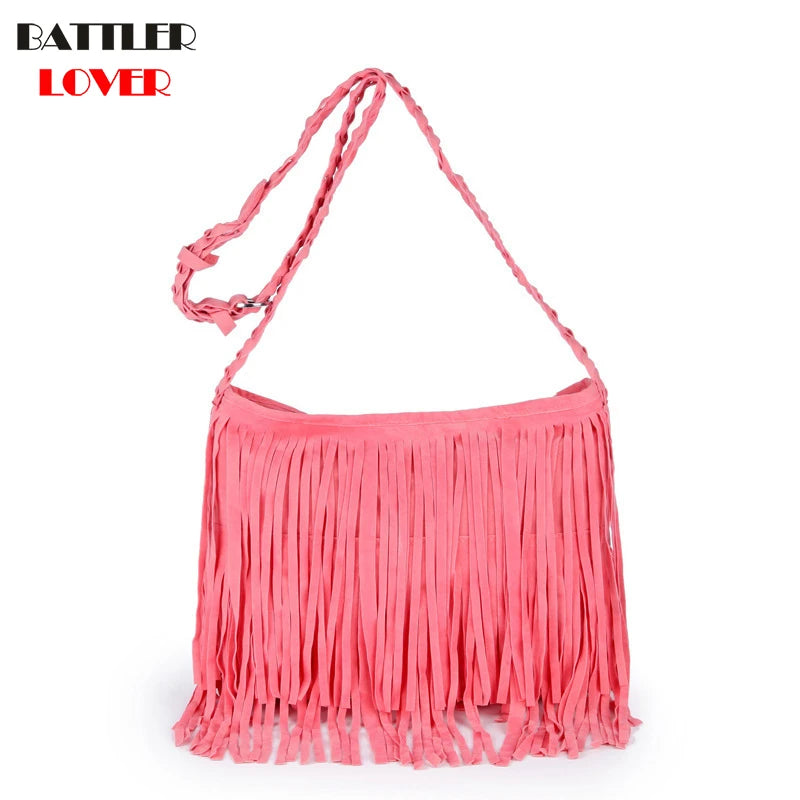 Tassel Handbag Shoulder Bags Womens Crossbody Bag