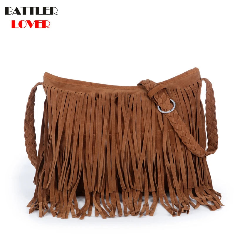 Tassel Handbag Shoulder Bags Womens Crossbody Bag