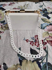 Acrylic Transparent Clutch Bag Chain Women Evening Handbag Shoulder Bag