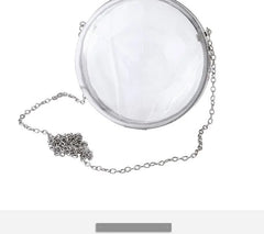 Acrylic Transparent Ball Shoulder Bag Small Casual Clutch Bag