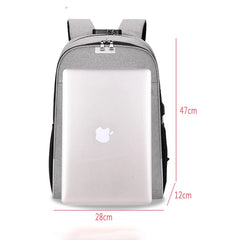 BENVICHE USB Charging Laptop Backpack 15.6 inch Anti Theft College Travel Bag
