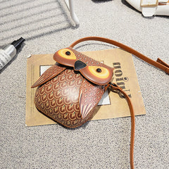 Cartoon Owl Shoulder Bag Purse Handbag Messenger Crossbody Phone R592