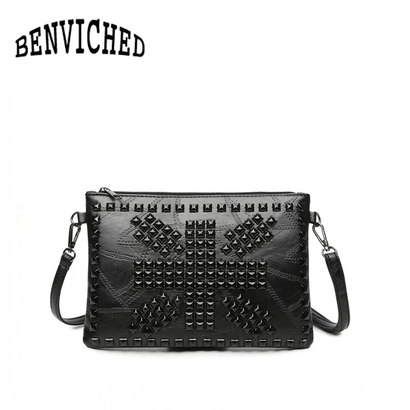 Rivet Hand Bag Mobile Phone Bag Wild Ladies Shoulder Bag Messenger Bag