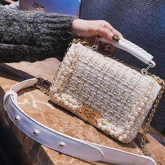 Crossbody Bags For Women Winter Handbags Women Bags Messenger Bag Wool D107