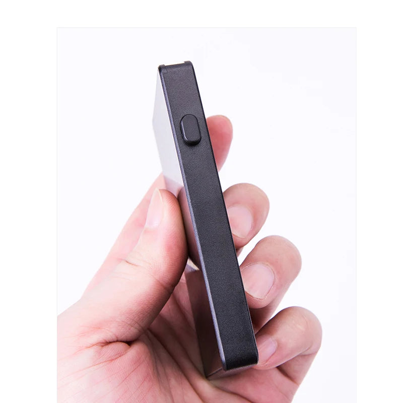 RFID Aluminum Smart Wallet Men's Clutch Pop-up Cardholder