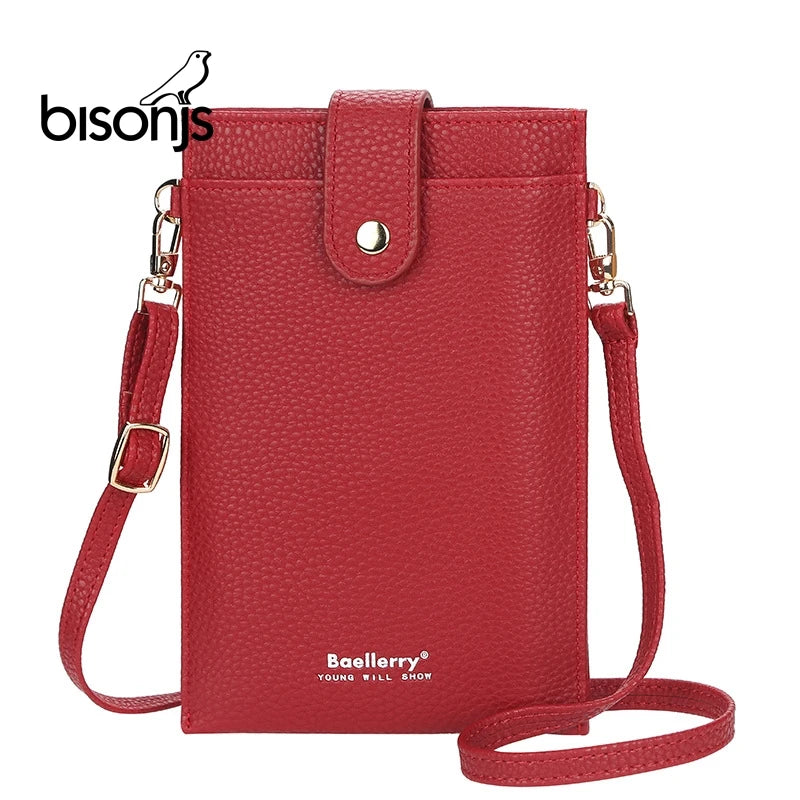 Mini Vertical Crossbodybag Women Shoulder Bags Long Wallet Mobile Phone Bag