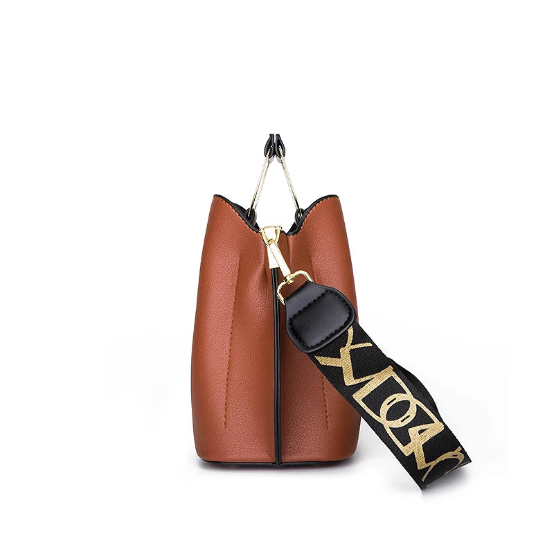 Small Pu Leather Handbags High Female Tote Crossbody Bags