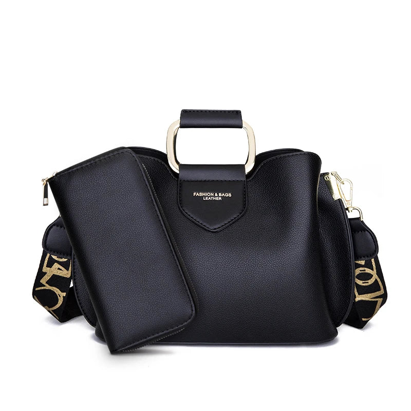Small Pu Leather Handbags High Female Tote Crossbody Bags