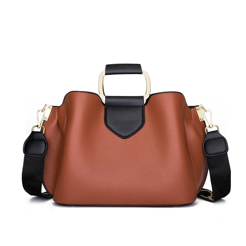 Small Pu Leather Handbags High Female Tote Crossbody Bags