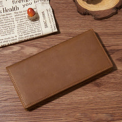 Cow Leather Wallet Men Long Vintage Men Wallets