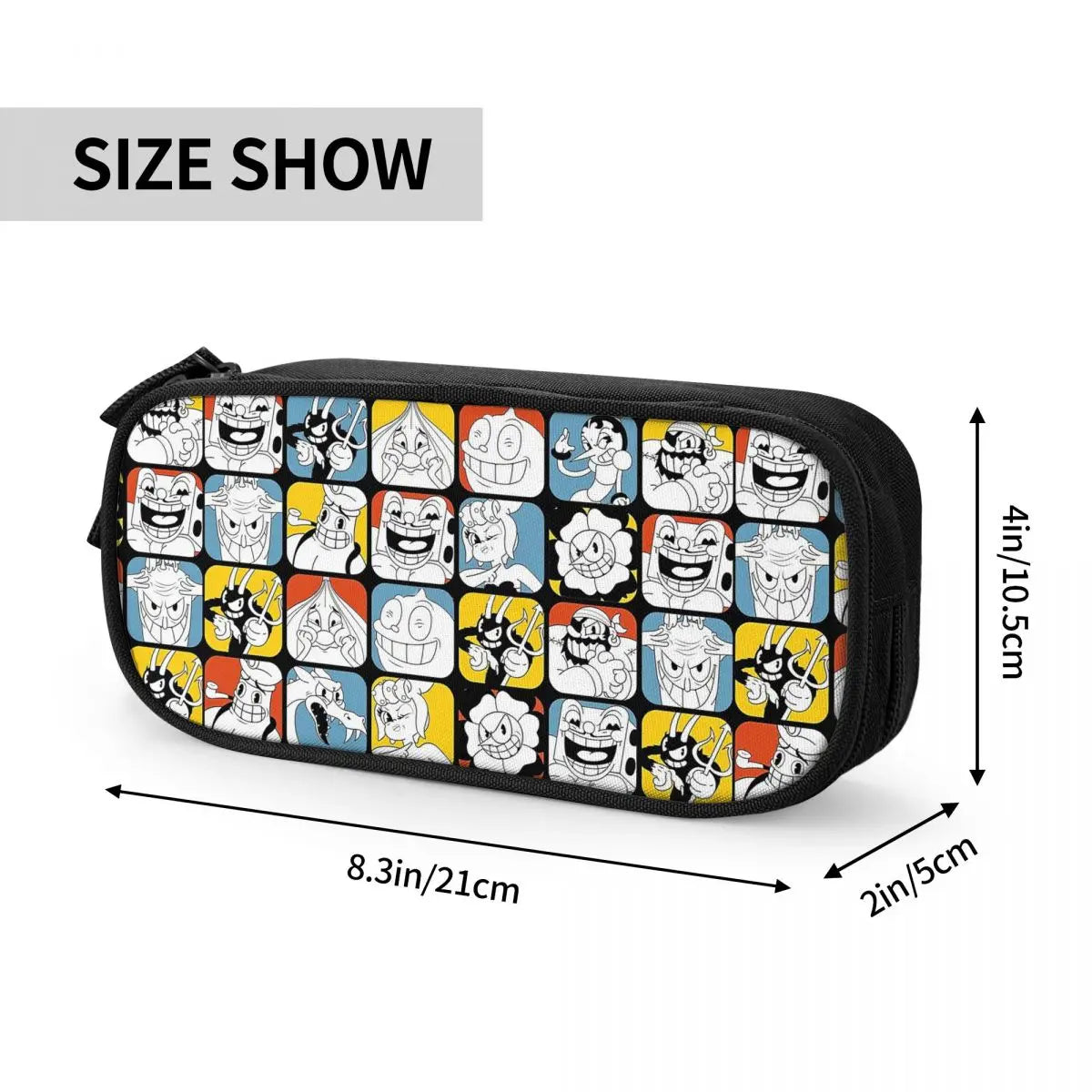 Anime BOSS Battle Shooting Game Pen Box Zipper Pen Bag