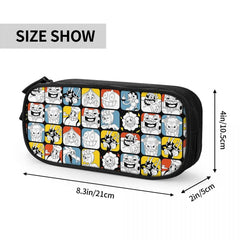 Anime BOSS Battle Shooting Game Pen Box Zipper Pen Bag