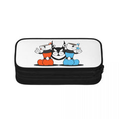 Anime BOSS Battle Shooting Pen Box Student School Zipper Pen Bag