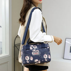 Flower Female Shoulder bags Nylon Messenger Bag Ladies Printed Crossbody Bag