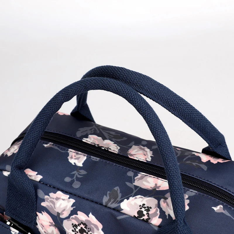 Flower Female Shoulder bags Nylon Messenger Bag Ladies Printed Crossbody Bag