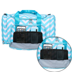 Water Resistant Gym Duffel Bag with Shoe Compartment