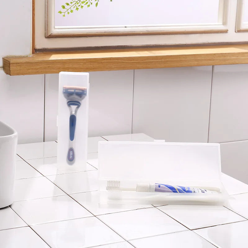 Travel Toothbrush Case Holder Organizer 2 Pcs