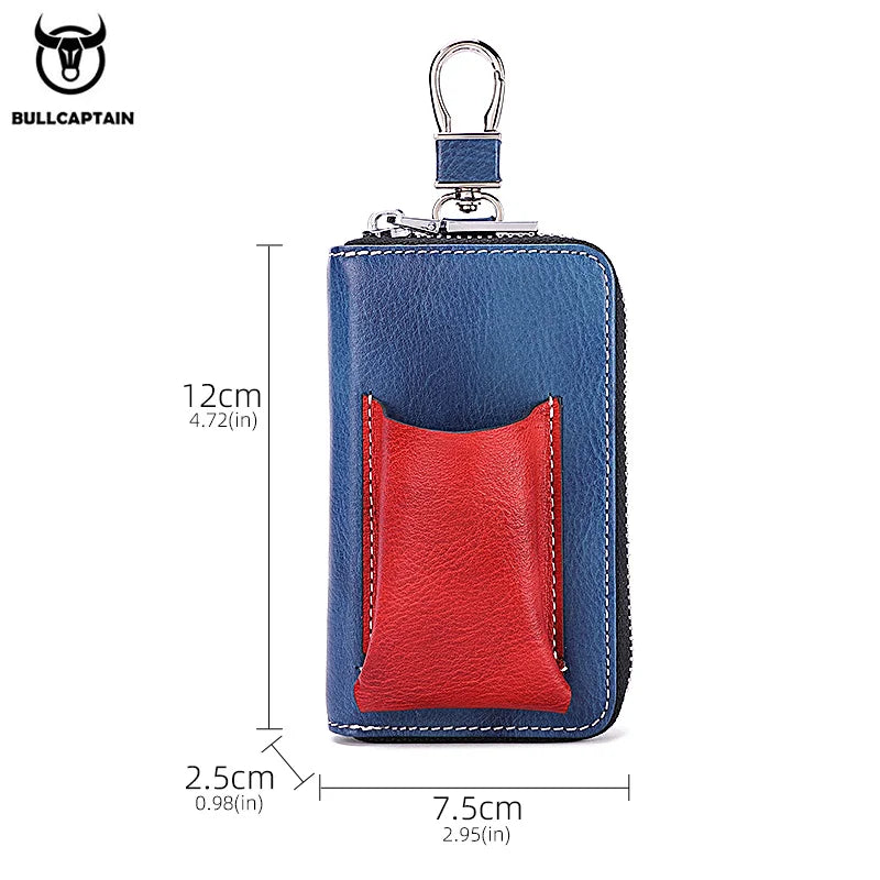 Family Car Special Key Bag Men's Leather Key Bag Mini