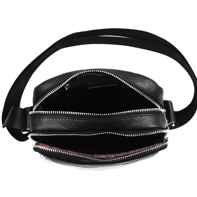Leather Shoulder Bag Men Crossbody Messenger Bags