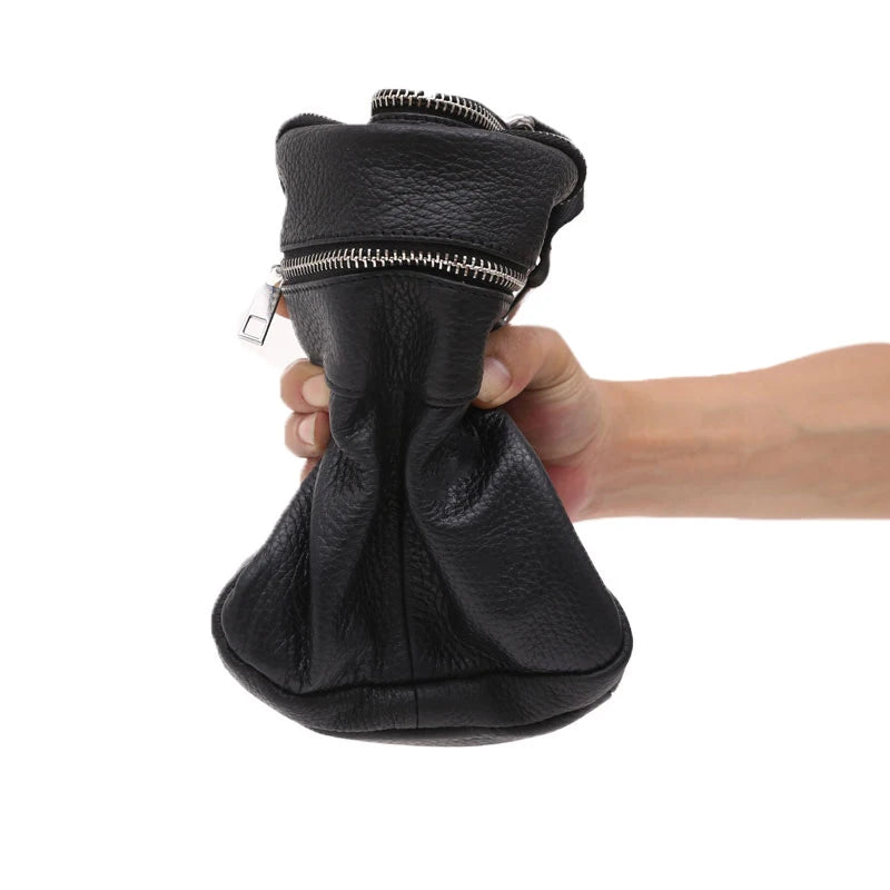 Men's Leather Shoulder Bag Crossbody Messenger Bag
