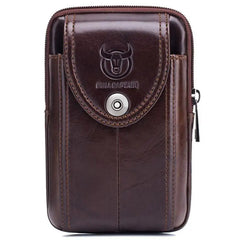 Men's Leather Belt Waist bag Small Money Phone Waist Pack