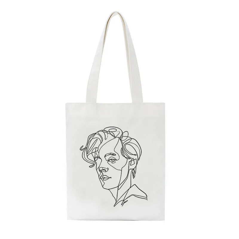 Hip-hop Cartoon Women Shoulder Bag Drop Large Capacity Harajuku Shopping Bag