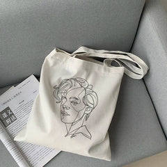 Hip-hop Cartoon Women Shoulder Bag Drop Large Capacity Harajuku Shopping Bag