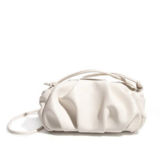 Women's Pleated Handbag Chain Shoulder Crossbody Bag 8P0300