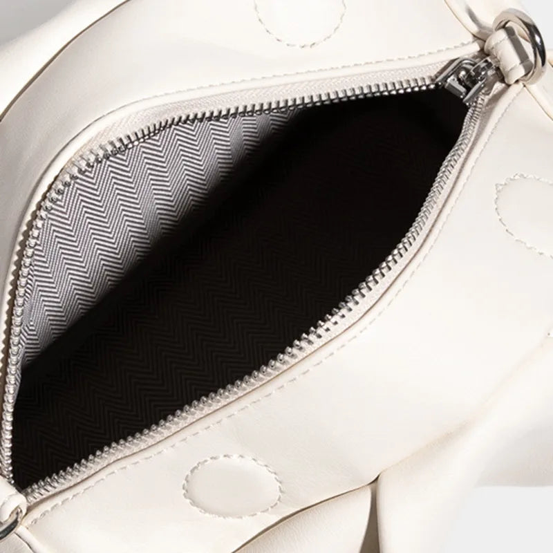 Women's Pleated Handbag Chain Shoulder Crossbody Bag 8P0300