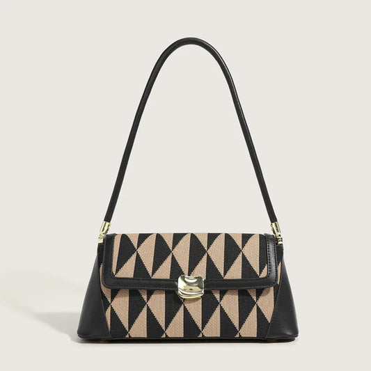 Temperament Patchwork Handbag Women's Crossbody Bag GF4825