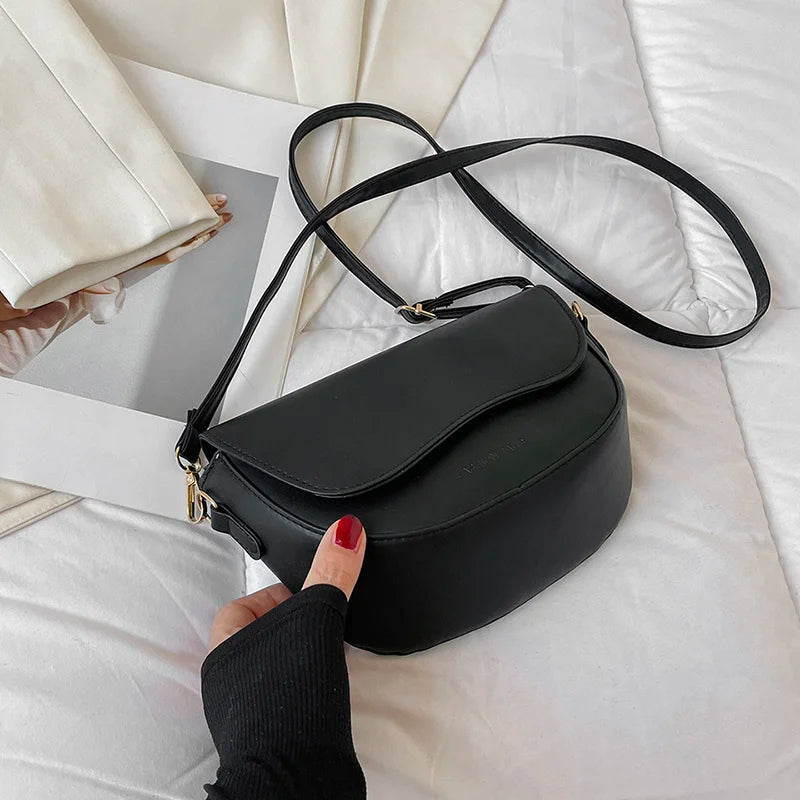 PU Leather Shoulder Crossbady Bag Women's Mobile Wallet Underarm Bags