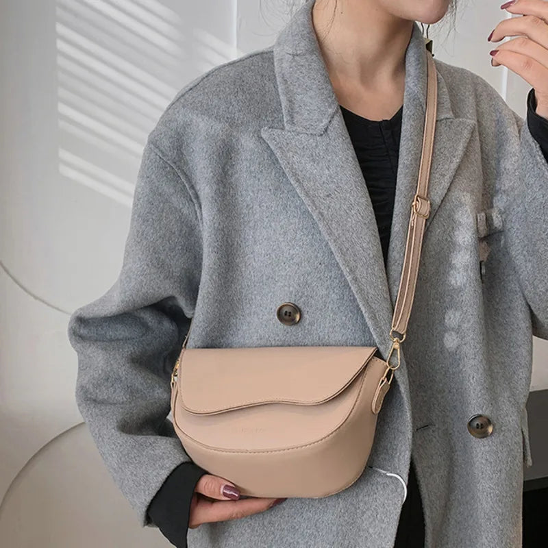 PU Leather Shoulder Crossbady Bag Women's Mobile Wallet Underarm Bags