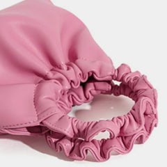 High Chain Shoulder Bags Solid Pleated Female Messenger 8P0291