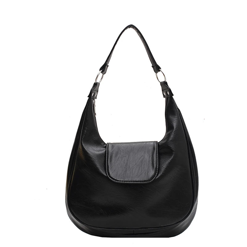 Large Capacity PU Leather Crossbody Shoulder Bag for Women