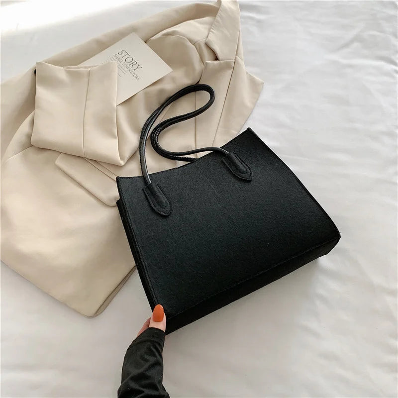 Solid Shoulder Bags For Women Large Capacity Versatile Travel Bag