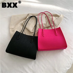 Solid Shoulder Bags For Women Large Capacity Versatile Travel Bag