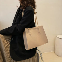 Solid Shoulder Bags For Women Large Capacity Versatile Travel Bag