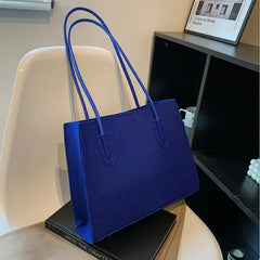Solid Shoulder Bags For Women Large Capacity Versatile Travel Bag