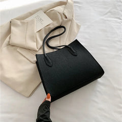 Solid Shoulder Bags For Women Large Capacity Versatile Travel Bag