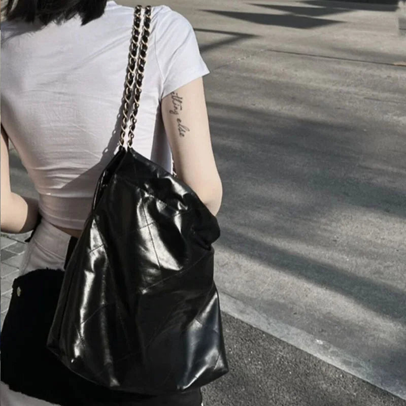 Women's Large Tote PU Leather Bag for Versatile Use