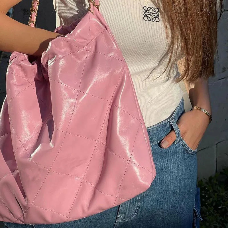 Women's Large Tote PU Leather Bag for Versatile Use