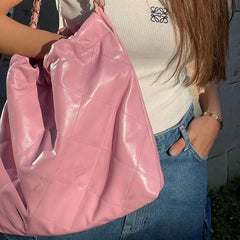 Women's Large Tote PU Leather Bag for Versatile Use