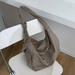 Women's Nylon Canvas Shopping Crossbody Tote Handbag
