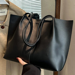 Women's PU Leather Shoulder Tote Bag Large Capacity 8P0266