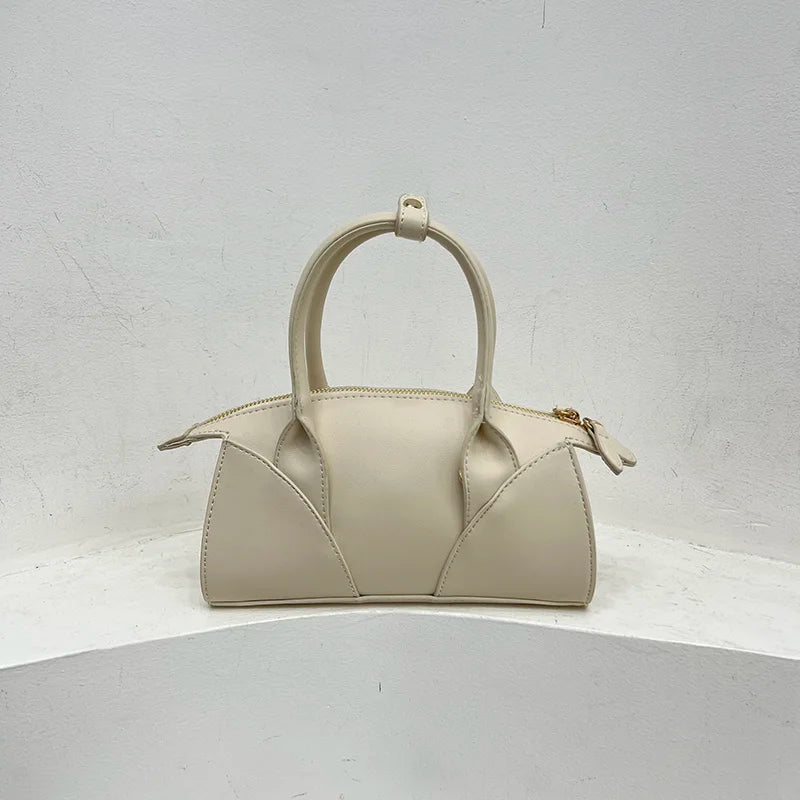 Splice Embroidery Thread Handbag Shoulder Crossbody Bag For Women