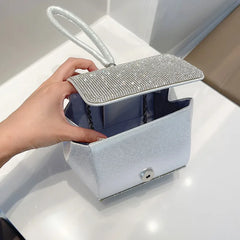 Rhinestone Handbag Women Shoulder Crossbody Bag Chain Female Bags