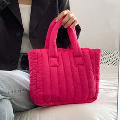 Large Capacity Women's Handbag for Shopping, Underarm Female Bags