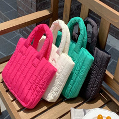 Large Capacity Women's Handbag for Shopping, Underarm Female Bags