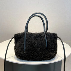 Plush Solid Handbag for Women GF4763