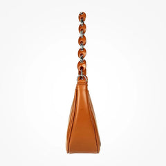 Y2k Solid Chain PU Leather Handbags for Women
